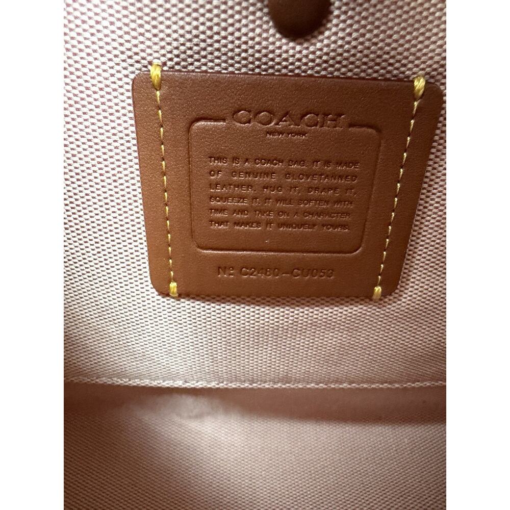 COACH Rogue Bag 25 Tea Rose Dragonfruit Pink Glovetanned Leather Excellent - Picture 13 of 13